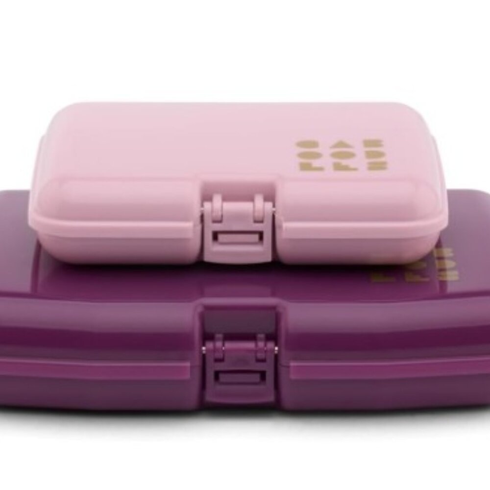 CABOODLES CARE PACK & LITTLE BIT SET Pink & Violet, Travel Organizers for Makeup